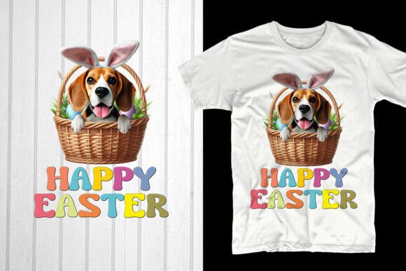 Happy Easter Beagle Dog: A Trendy Design for Your POD Business