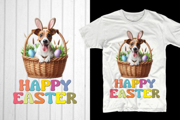 Happy Easter Jack Russell Dog