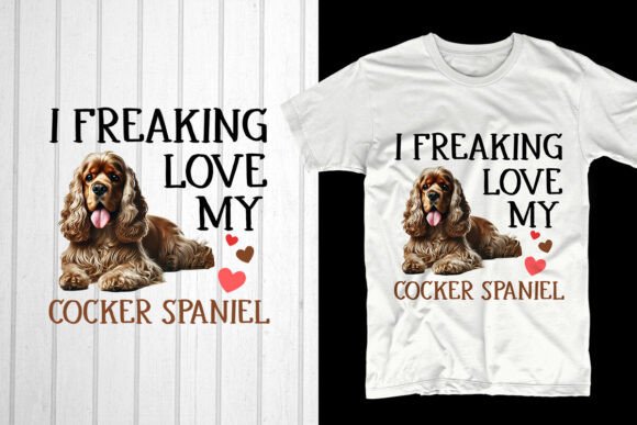 I Freaking Love My Cocker Spaniel: A Heartwarming Valentine’s Day Design for Your POD Business