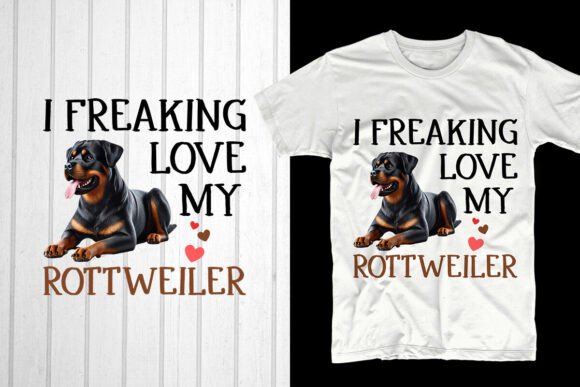 I Freaking Love My Rottweiler: A Unique Valentine’s Day Design for Your POD Business
