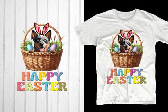 Maximize Your POD Business with the Happy Easter Blue Heeler Design