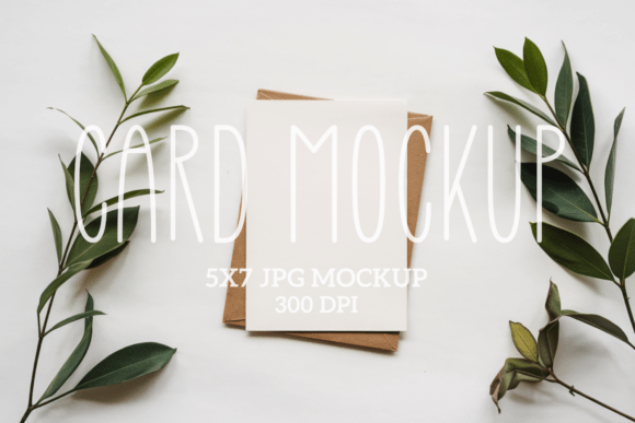 Minimalist Card Mockup 10: Elevate Your Design Presentations with Simplicity