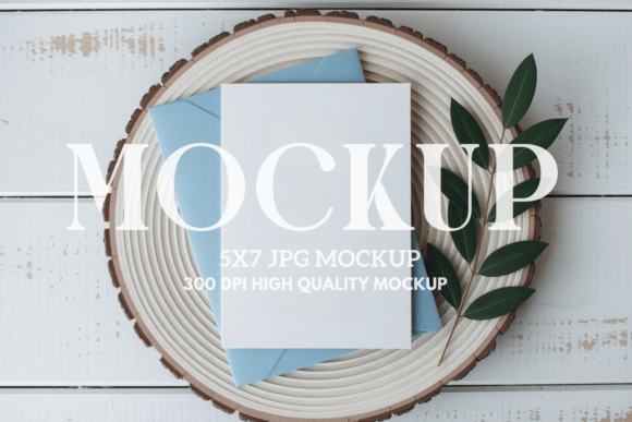 Modern 5x7 Card Mockup 15: Elevate Your Creative Projects with Professional Design